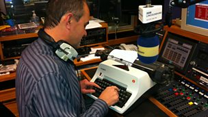 Image for Melvyn re-lives the typewriter