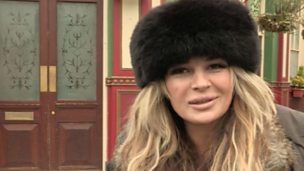 Image for On set with... Kierston Wareing