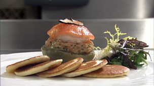 Image for Oeuf Poche Careme with Blinis