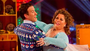 Image for Katy Brand and Anton du Beke dance the Viennese Waltz to 'It's The Most Wonderful Time Of The Year'