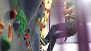 Image for Who is this scaling up the heights?