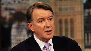 Image for Peter Mandelson: “You can't treat the EU like a cafeteria”