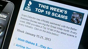 Image for Webscape: What are the latest scams?