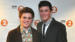 Image for Greg Russell and Ciaran Algar collect the Young Folk Award