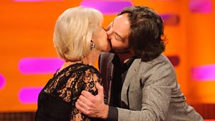 Image for Paul Rudd kisses Dame Helen Mirren