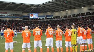 Image for Blackpool pay tribute to 5 live's David Oates