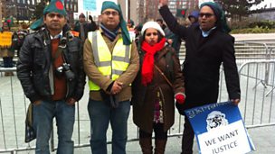 Image for British Bangladeshis in Salford vigil for justice