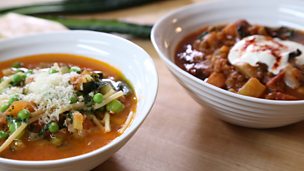 Image for Summer and winter vegetable soups