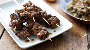 Image for Spiced skewered lamb