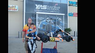 Llun ar gyfer Helen a Fraser yn cael sgwrs gyda Geraint am eu bywyd yn Dubai