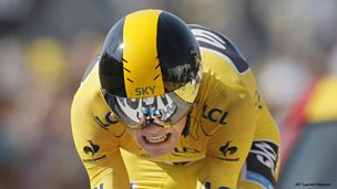 Image for Commentary of Chris Froome's Stage 11 time trial