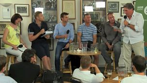 Image for Andrew Flintoff and Adam Gilchrist try for Downton Abbey