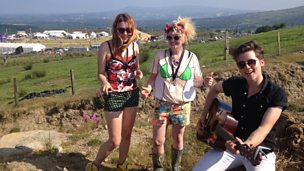 Image for Wonder Villains busking at Glasgowbury