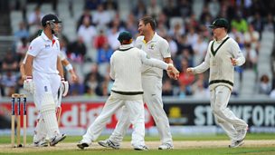 Image for The Ashes: Jonathan Trott out for 11