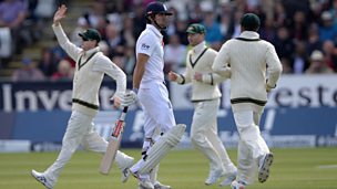 Image for The Ashes: Alastair Cook out for 22