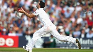 Image for The Ashes: Harris caught and bowled by Anderson for 33
