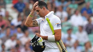 Image for The Ashes: Kevin Pietersen out for 50