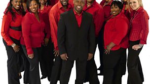 Image for London Community Gospel Choir backstage speak about their 30th anniversary and performing at festivals