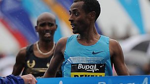 Image for Mo Farah on the Great North Run: "It wasn't like I was just racing anybody"