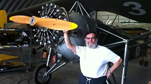 Image for The man who restores vintage aircraft