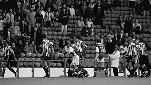 Image for September 26th 1998: "Surely Di Canio should never wear a Sheffield Wednesday shirt again".