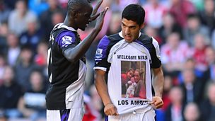 Image for Luis Suarez scores Liverpool's second v Sunderland