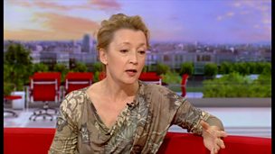 Image for Lesley Manville on stage with Ibsen's Ghosts