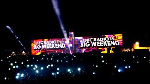 Image for Radio 1's Big Weekend Video Mapping (Calvin Harris)