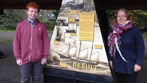 Image for Anne Marie meets Christopher Kenny and talks about the locally built Schooner Result