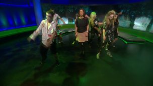 Image for Kirsty Wark gets in to the Halloween spirit