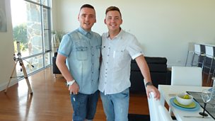 Image for Neil and Christopher view a property
