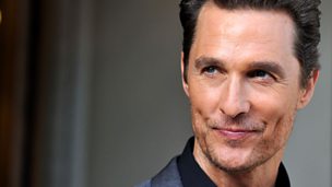Image for Matthew McConaughey on chest beating in The Wolf of Wall Street