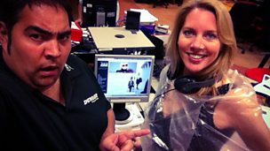 Image for Behind the scenes of The Laura Rawlings Show preparing for Bath in Fashion 2014