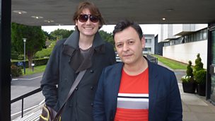 Nicky Wire and James Dean Bradfield of Manic Street Preachers