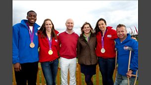 Behind the Scenes of the Bargain Hunt Children in Need Olympic Special
