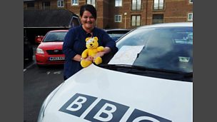 Preparations for Emma's Children in Need Driving Challenge 2012
