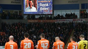 Blackpool FC pay tribute to David Oates