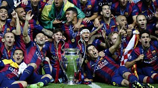 Barcelona win Champions League for a fifth time after beating Juventus in Berlin.