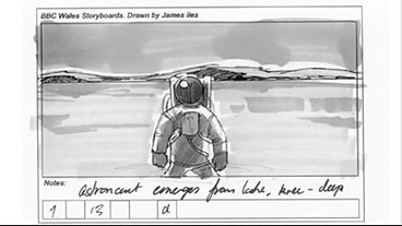 The Impossible Astronaut: Storyboard