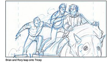 Dinosaurs on Spaceship Storyboards (Part Two)