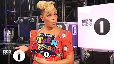 Backstage at Teen Awards