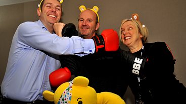 Show your spots for the Children In Need Presenters' Quiz - Gary Robertson v Janice Forsyth