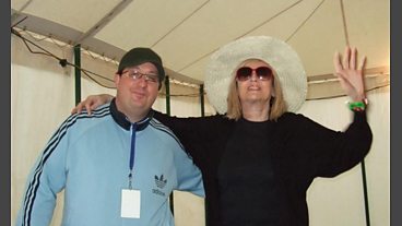 Annie at Glasto 08