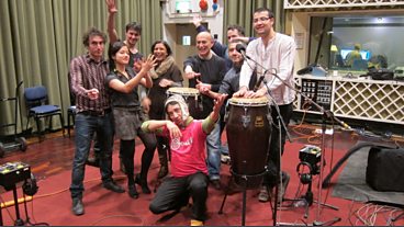 Los Chinches in session for World on 3