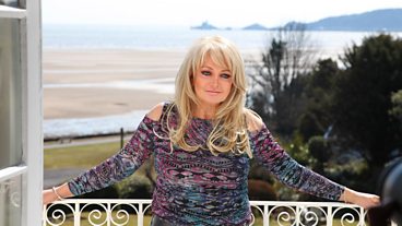 On the set of the UK's Eurovision Postcard shoot