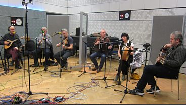 Dervish sound-checking for tonight's live World on 3 session