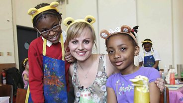 Tina O'Brien visits Z-arts in Manchester