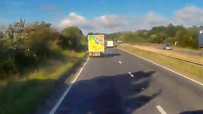 Dashcam Footage Shows Moments Before Fatal A303 Andover Crash BBC News