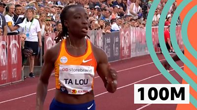 Diamond League Ta Lou Wins M In Oslo Bbc Sport