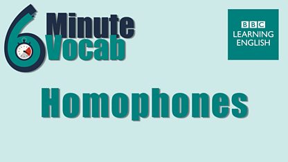 BBC Learning English - Course: English In A Minute / Unit 1 / Session